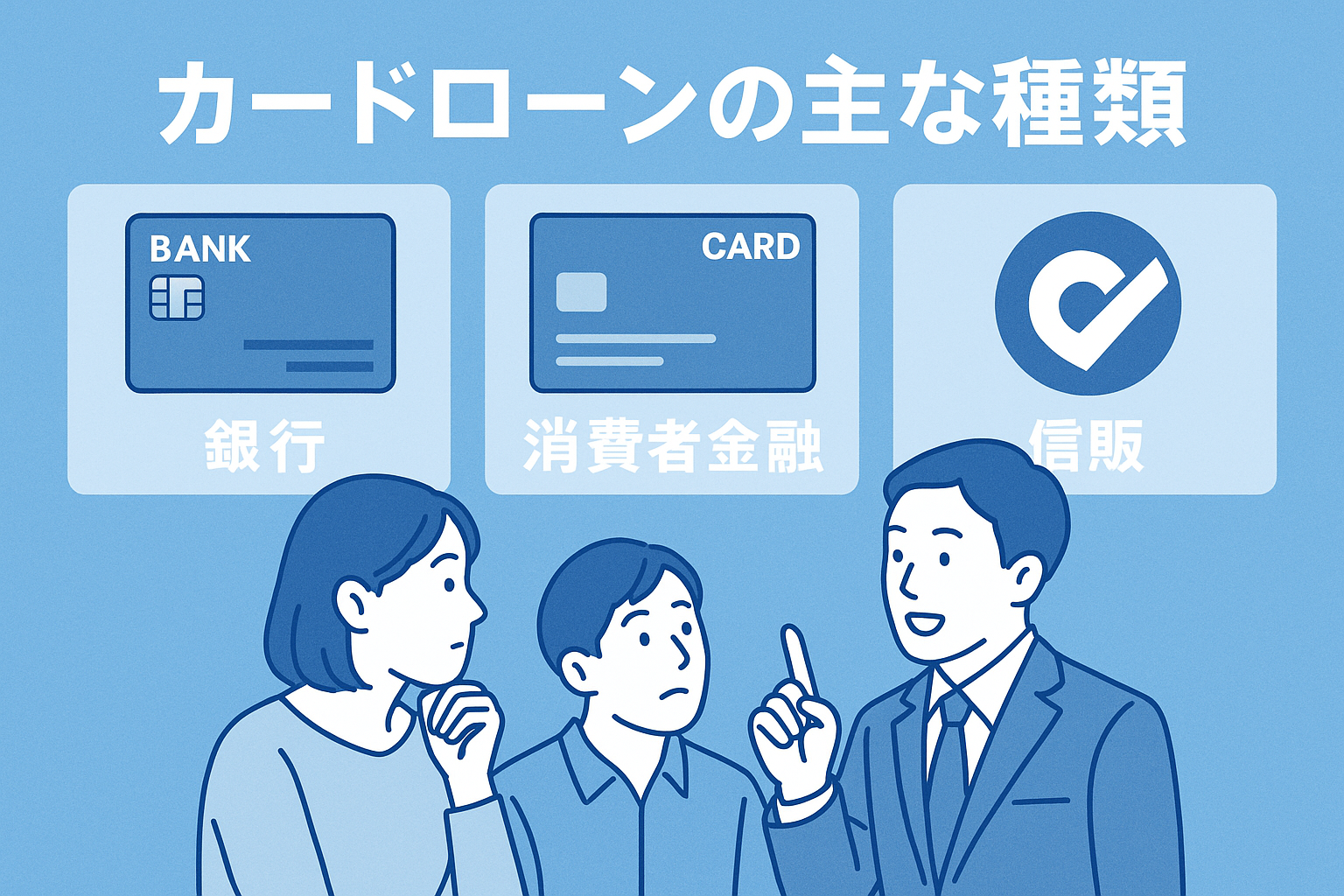 カードローンの主な種類