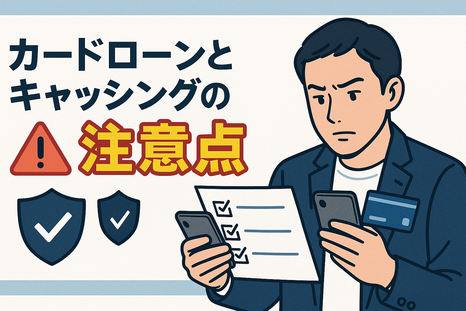カードローンとキャッシングの注意点